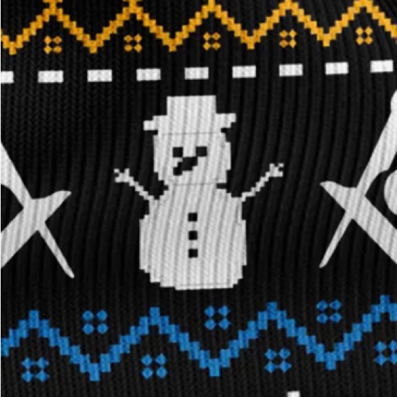 Snowman the mathematician with that square and compass…happy holidays!<3 - Picture 8 of 8